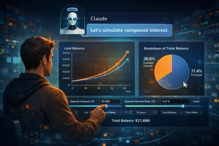 Claude, generating interactive charts